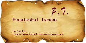 Pospischel Tardos névjegykártya